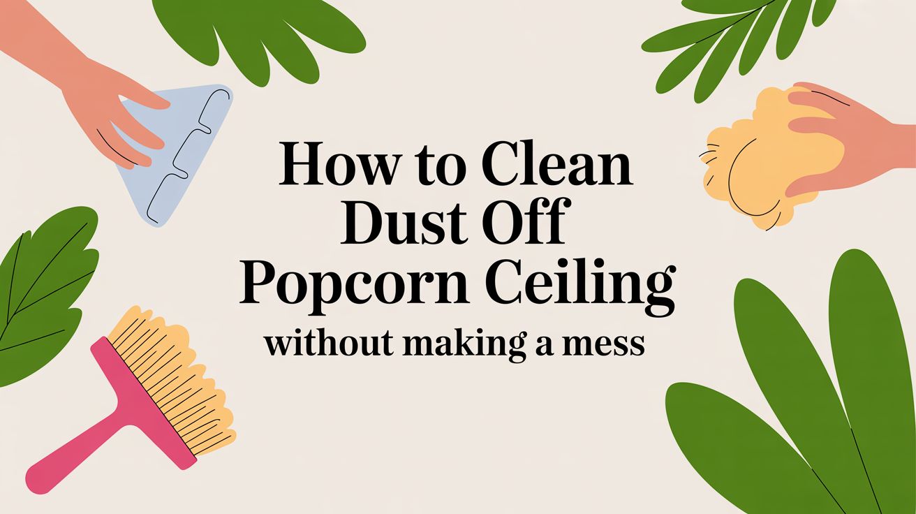 how-to-clean-dust-off-popcorn-ceiling