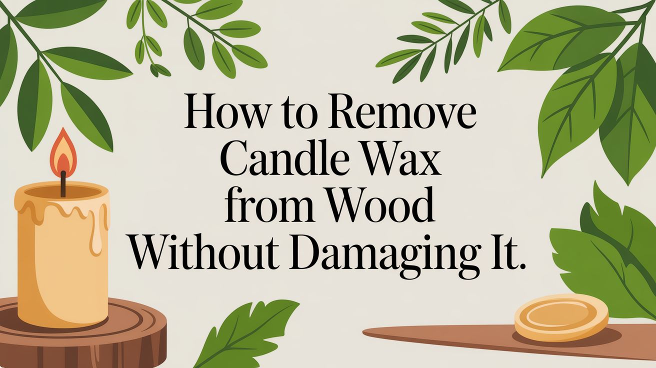how-to-remove-candle-wax-from-wood